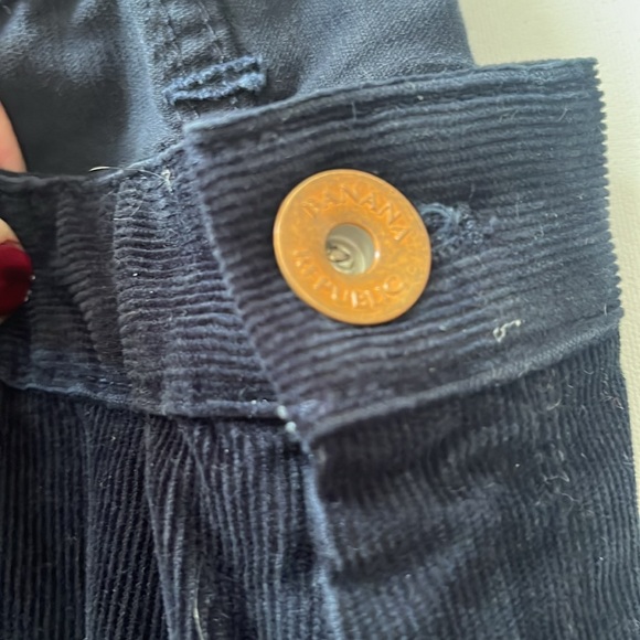 2 Pairs of Corderoy Jeans,  Maroon Calvin Klein and Navy Banana Republic. - Picture 6 of 7